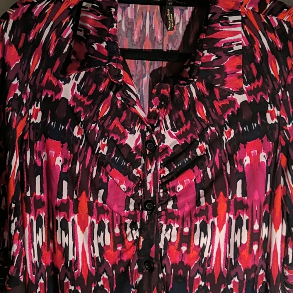Laundry by Shelli Segal button down dress size 12
